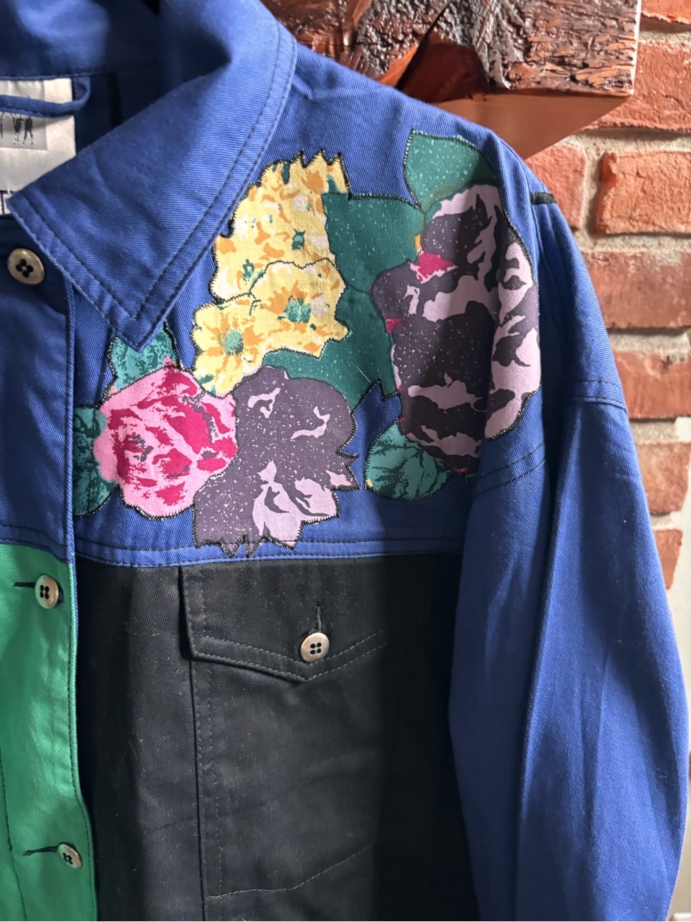 RARE vintage graphic art trucker jacket - Picture 3 of 16